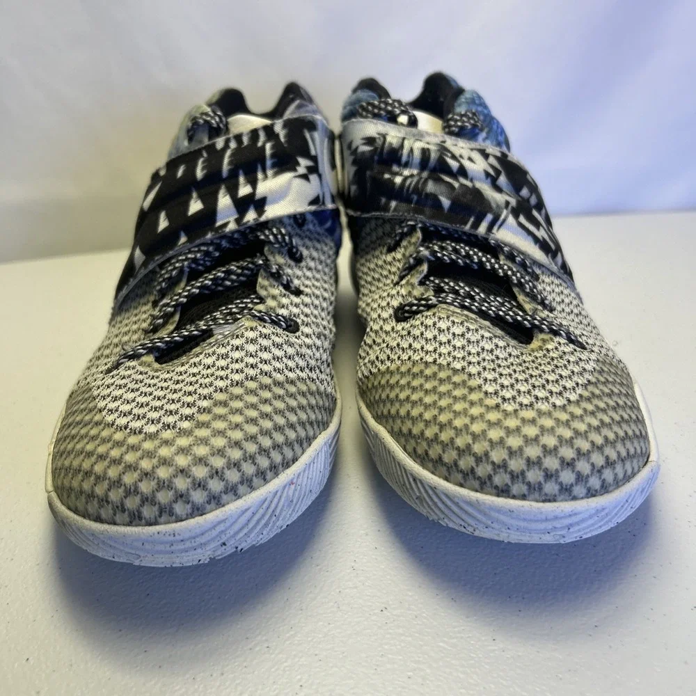 Nike Kyrie 2 GS Effect Black Multi Color Sail Tie Dye Size 6.5Y, Women's 8